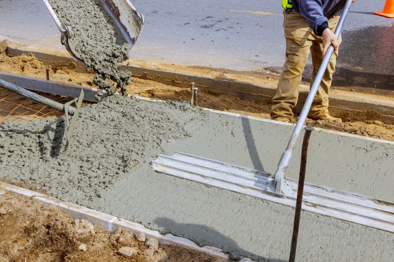 Fall Concrete Installation